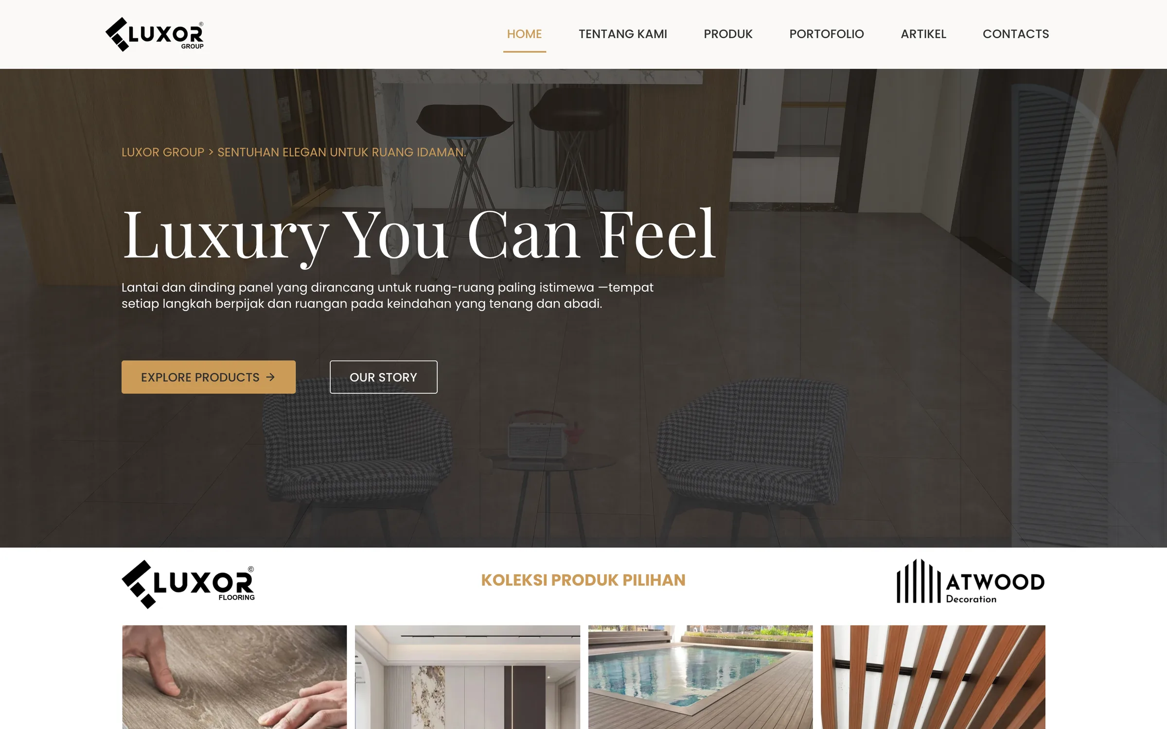 Luxor Flooring — Beranda
