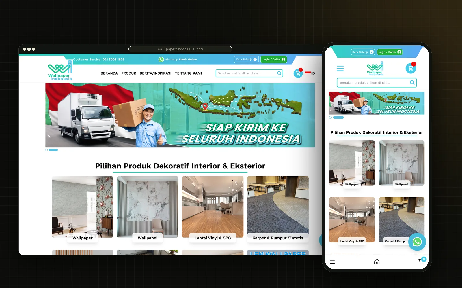 Wallpaper Indonesia — Web & mobile