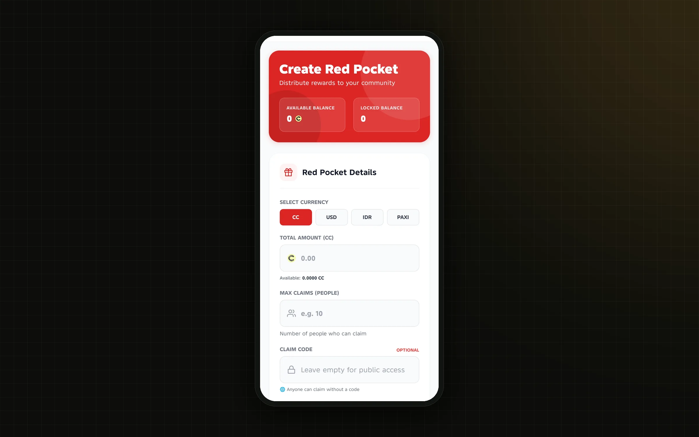 Wintip — Buat red pocket