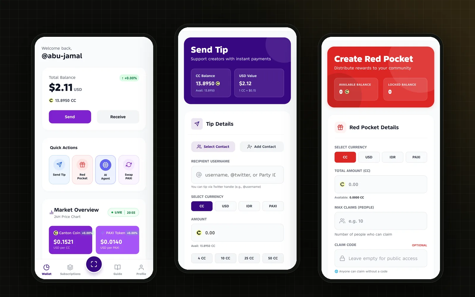Wintip — Aplikasi mobile